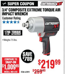 View View 3/4 in. Composite Xtreme Torque Air Impact Wrench