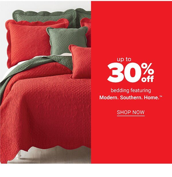 Up to 50% off Bedding feat. Modern. Southern. Home. - Shop Now