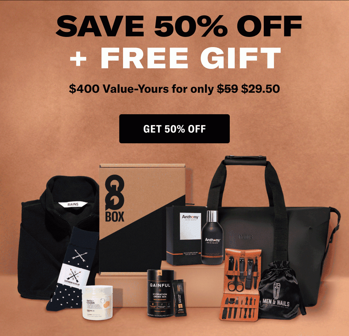 Save 50% Off plus Free Gift