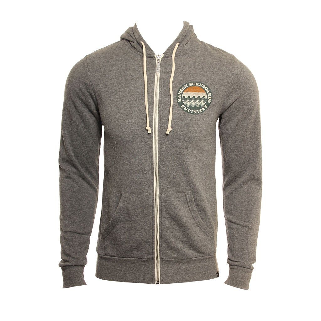 Image of Hansen Sweatshirt Amused Front Zip Hoodie