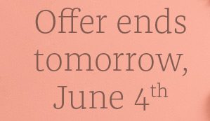 Offer engs tomorrow, June 4th