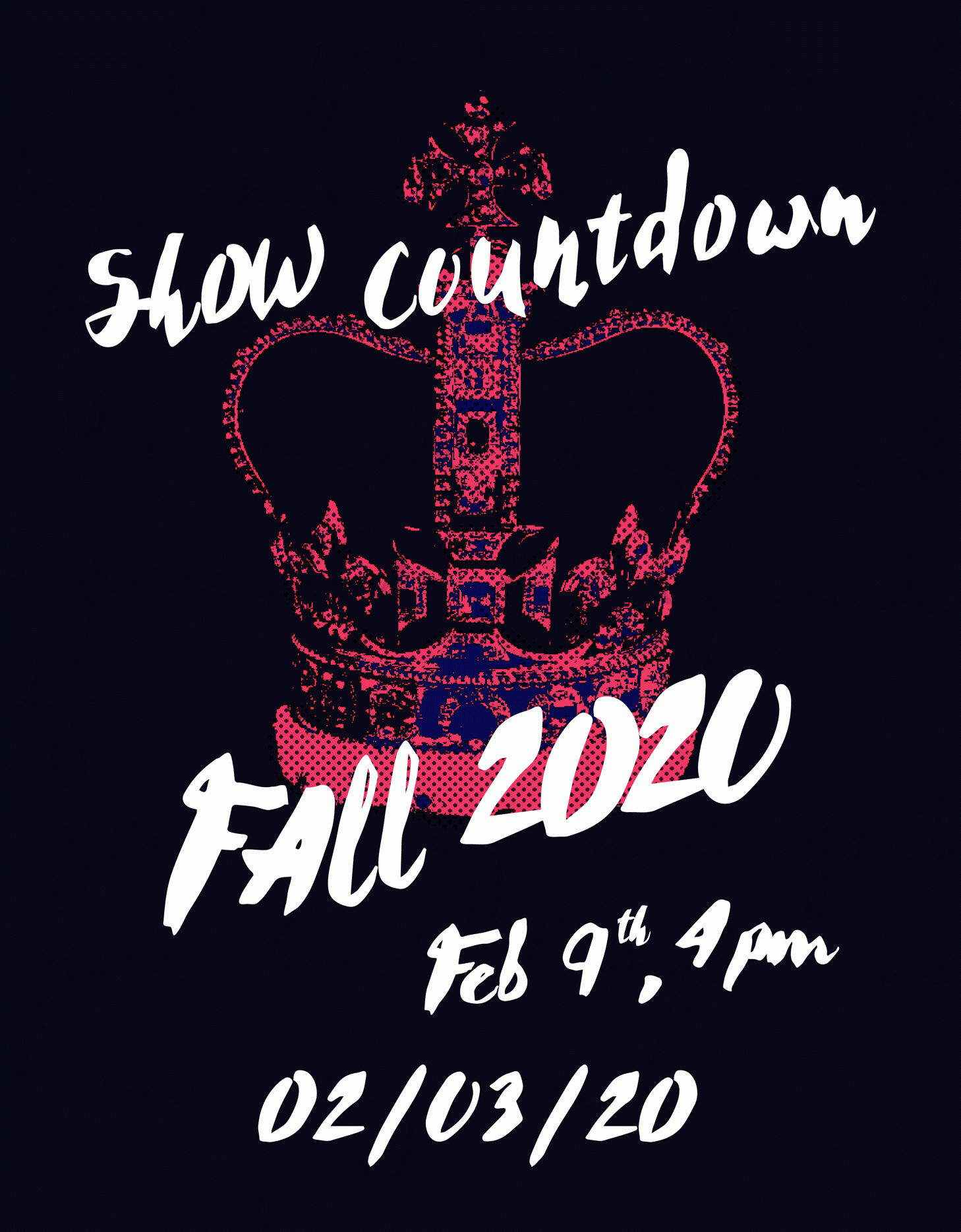 Fall 2020 NYFW Show Countdown