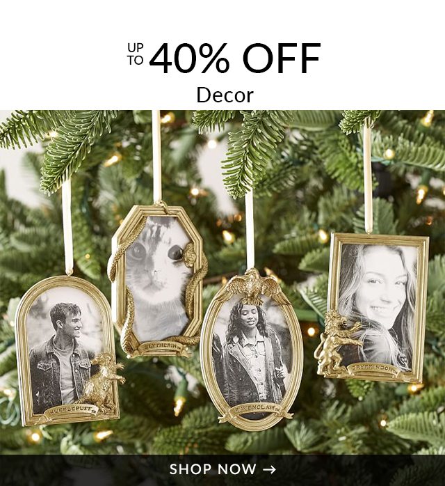 UP TO 40% OFF DECOR - SHOP NOW