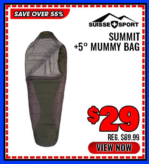 SUISSE SPORT SUMMIT +5° MUMMY BAG 