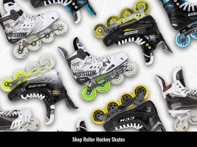 Free Standard Shipping: Roller Hockey Skates