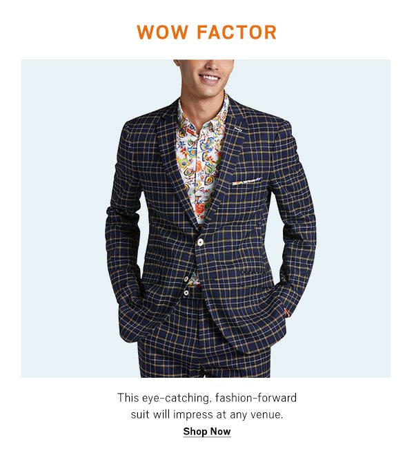 Wow Factor Plaid Suit Shop Now