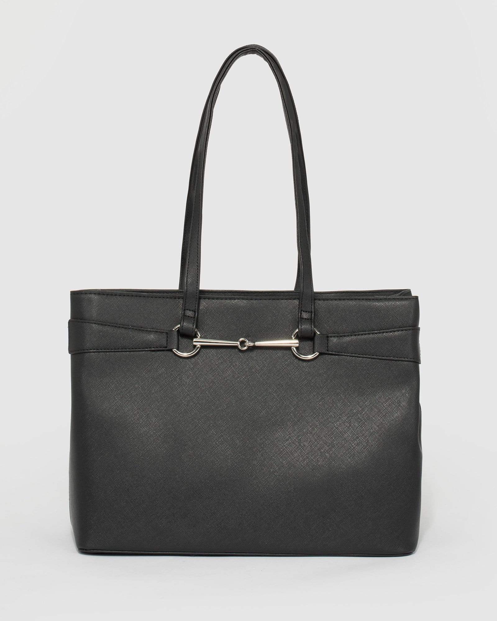 Image of Black Sienna Tote Bag
