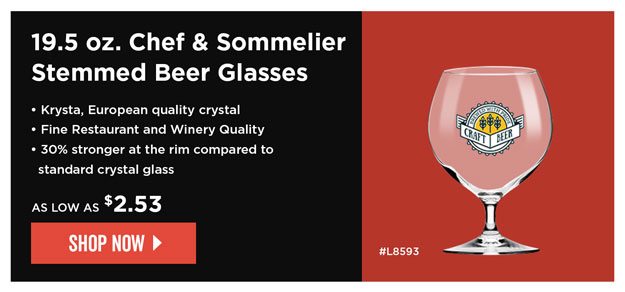19.5 oz. Chef & Sommelier Stemmed Beer Glasses