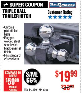 Triple Ball Trailer Hitch