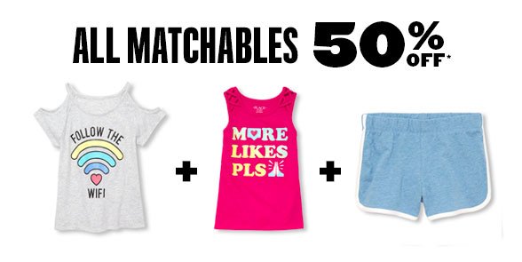 All Matchables 50% Off