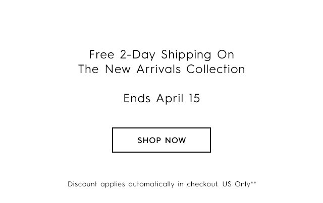 Tertiary - Free Shipping On New Arrivals