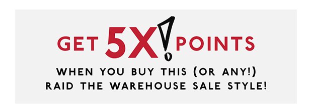 Get 5X! points