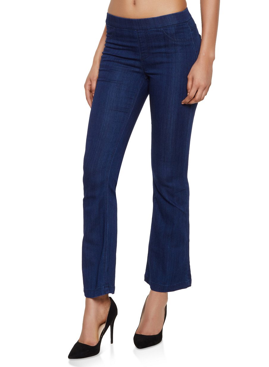 Cello Flared Stretch Pull On Jeans