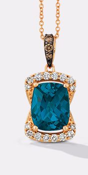 Le Vian Blue Topaz Necklace