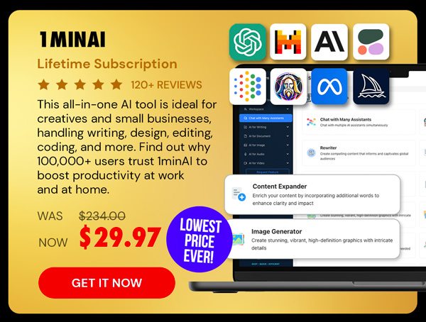 1minAI: Lifetime Subscription