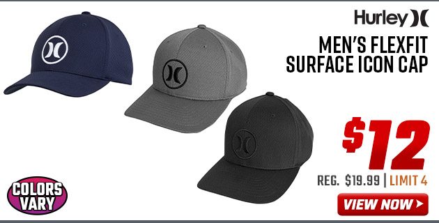 Hurley Men's Flexfit Surface Icon Cap