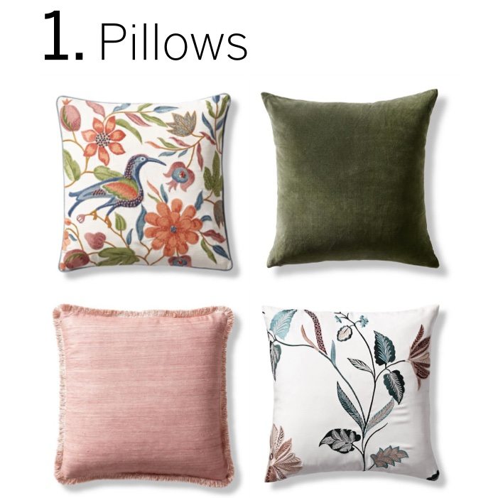 1.Pillows