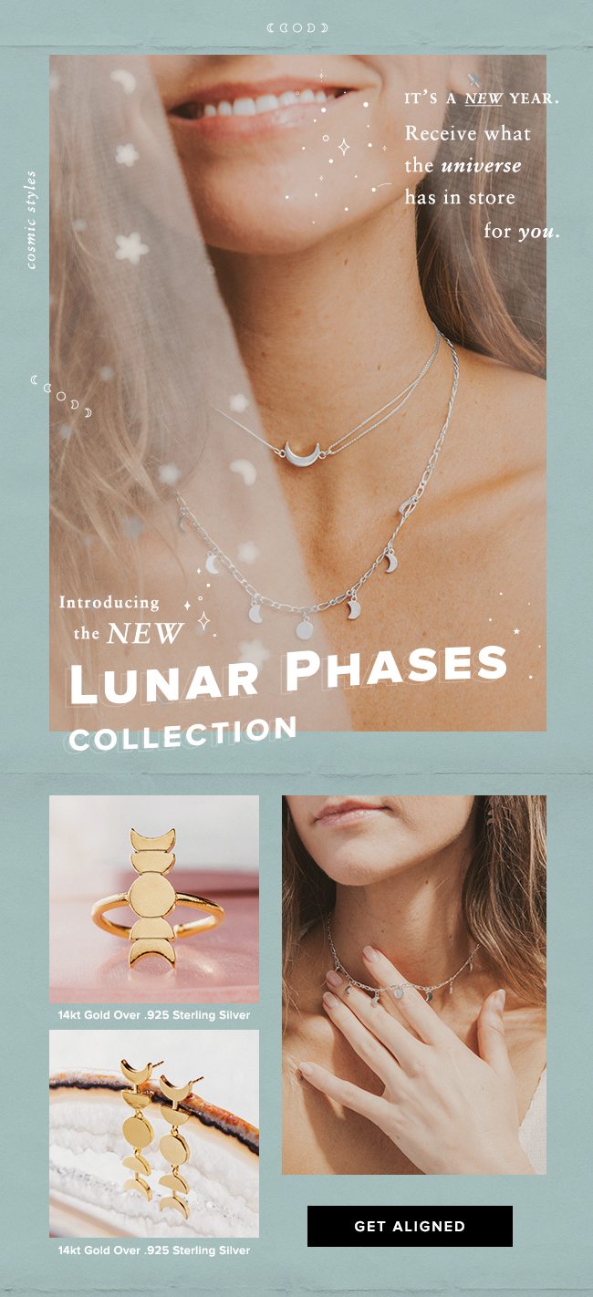 Introducing the Lunar Phases collection! Shop now