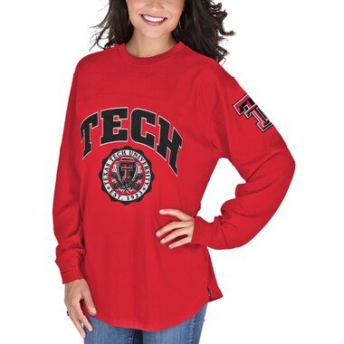 Texas Tech Red Raiders Women's Edith Long Sleeve T-Shirt - Red