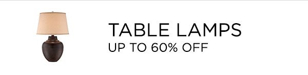 Table Lamps - Up To 60% Off
