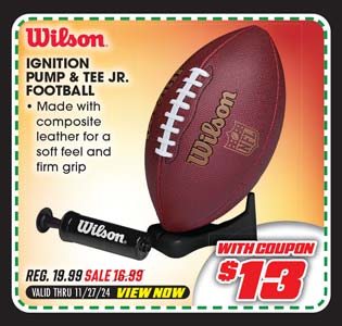 Wilson Ignition Pump & Tee Jr. Football