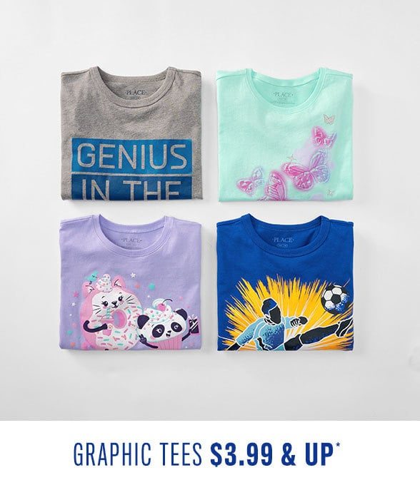 $3.99 & up Graphic Tees