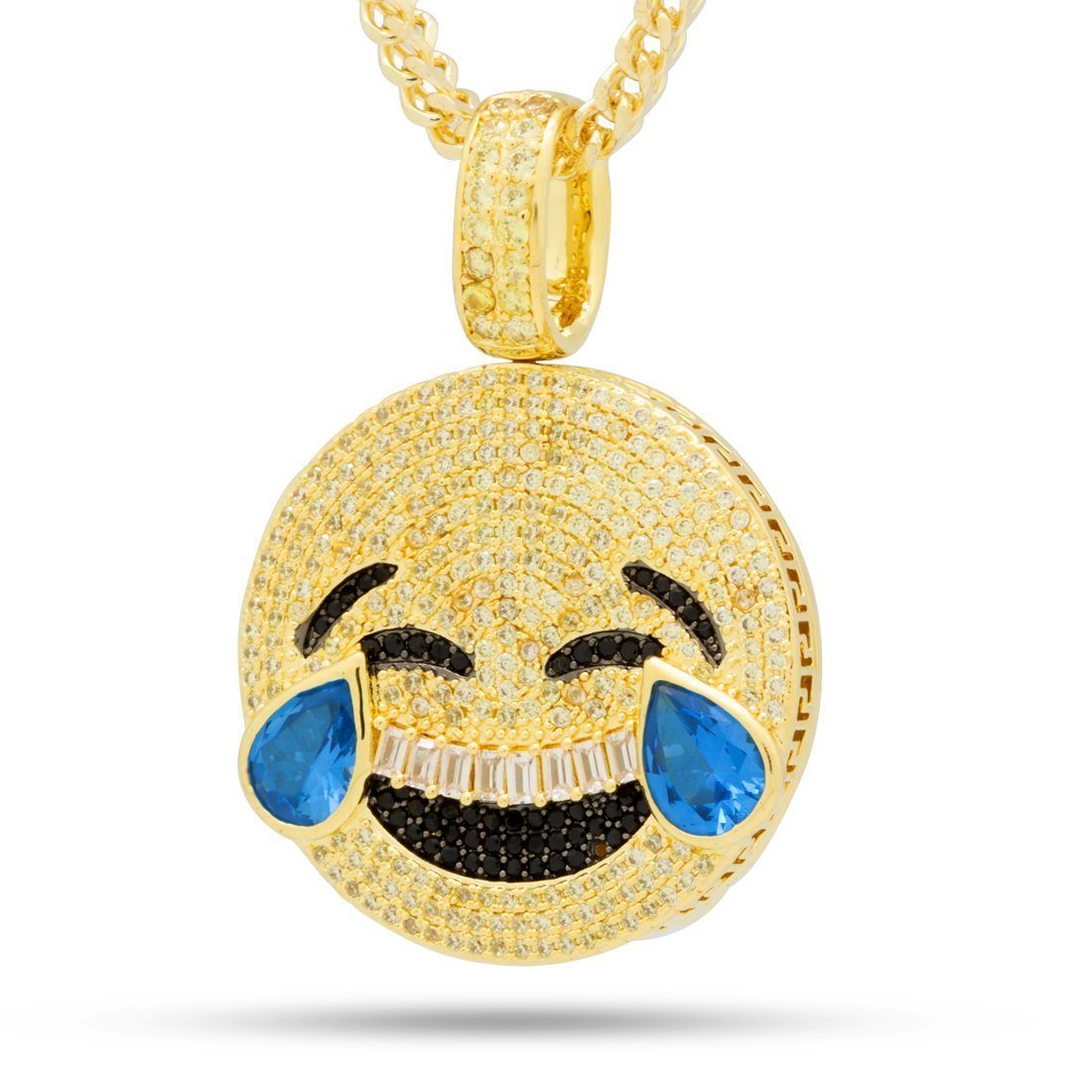 Image of The Laugh Now, Cry Later Emoji Necklace