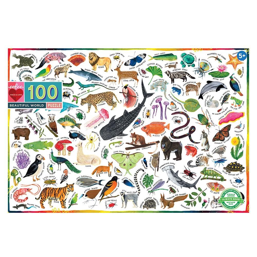 beautiful world 100 piece puzzle