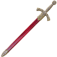 Crusader Sword Letter Opener With Scabbard