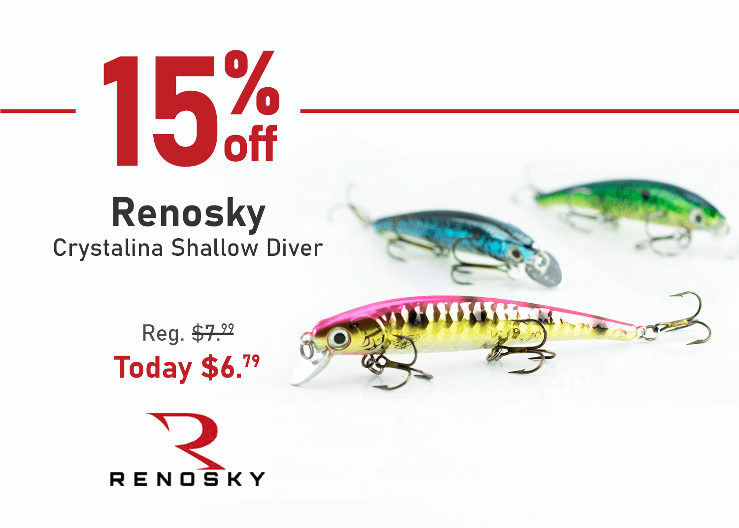 Save 15% on the Renosky Crystalina Shallow Diver 