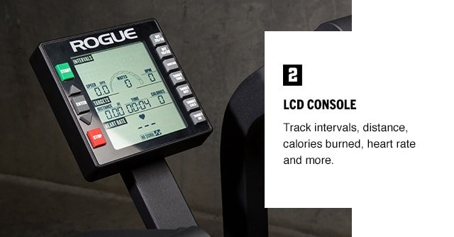 rogue echo bike console