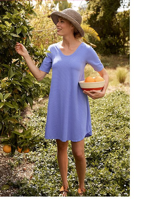 Shop Pinstripe Mika Dress