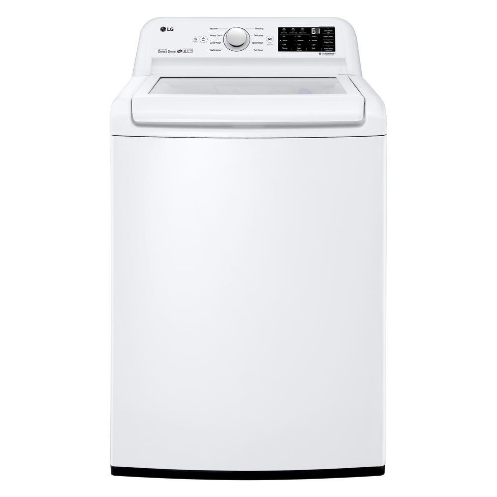 LG Clear Top Top Load Washer - 4.5 cu. ft. White