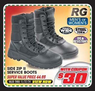 Response Gear Side-Zip II Men's Service Boots