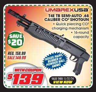 Umarex T4E TB Semi Auto .68 Caliber Shotgun