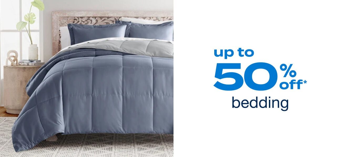 Up to 50% Off Bedding