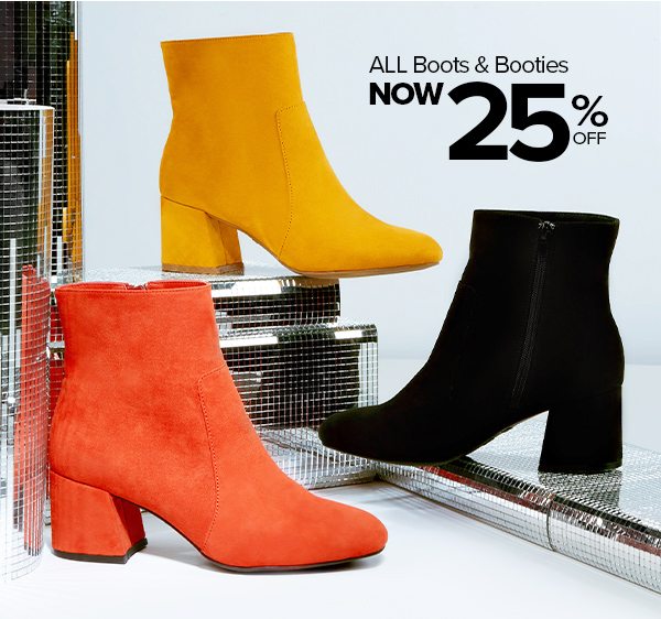 Shop 25% Off Boots & Booties