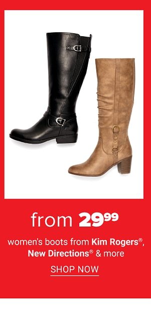 Women's boots from Kim Rogers, New Directions & Kaari Blue. Shop Now.