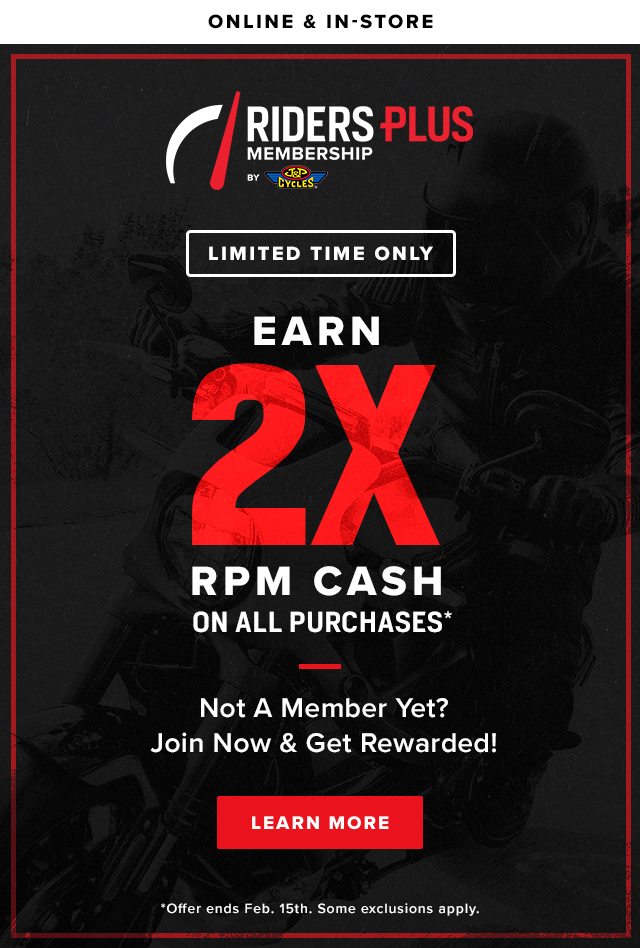 Earn 2X RPM Cash Back on all purchases 