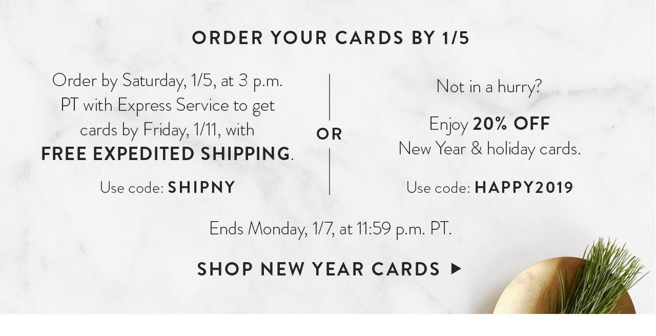 Shop New Year Cards