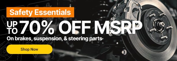 Safety Essentials | Up to 70% OFF MSRP | Brakes, Suspensions & Steering parts