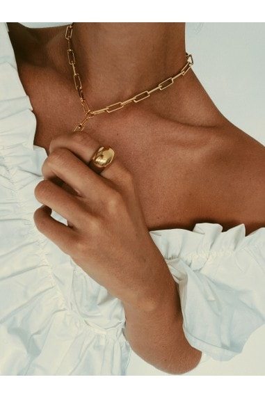 Gold Dome Ring