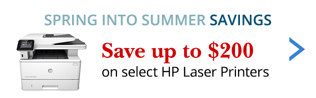 Save up to $200 on select HP Laser Printers