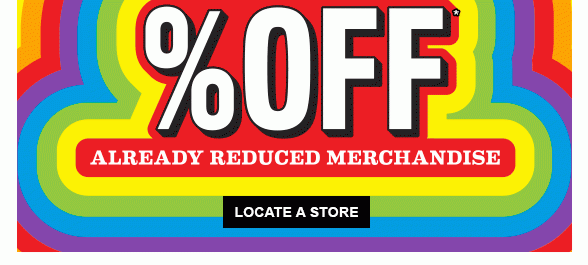 Monster Sale! Extra 60% Off Already Reduced Merchandise