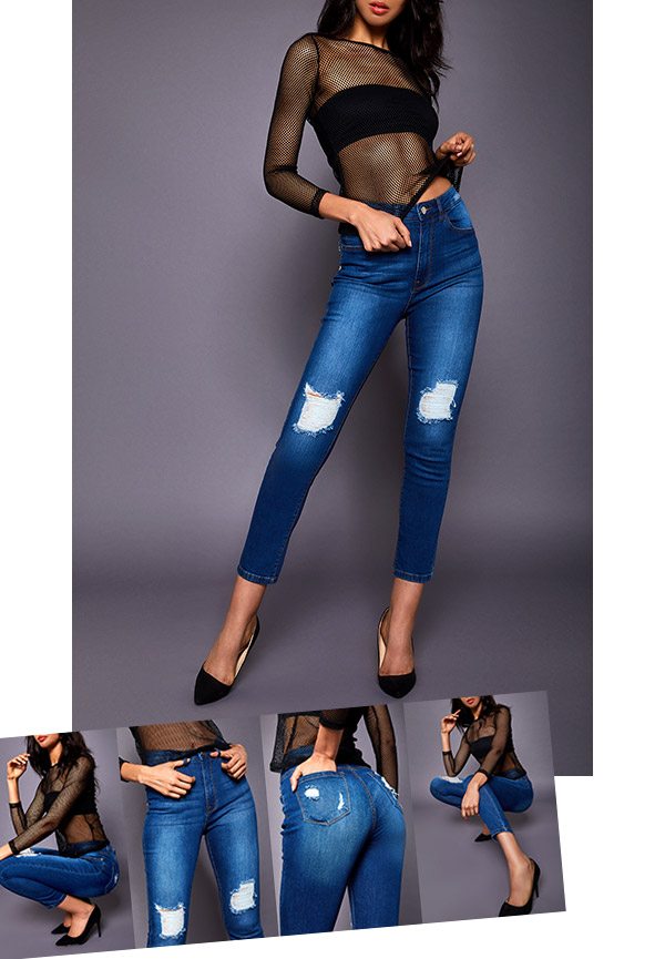 Shop High Waisted Jeans