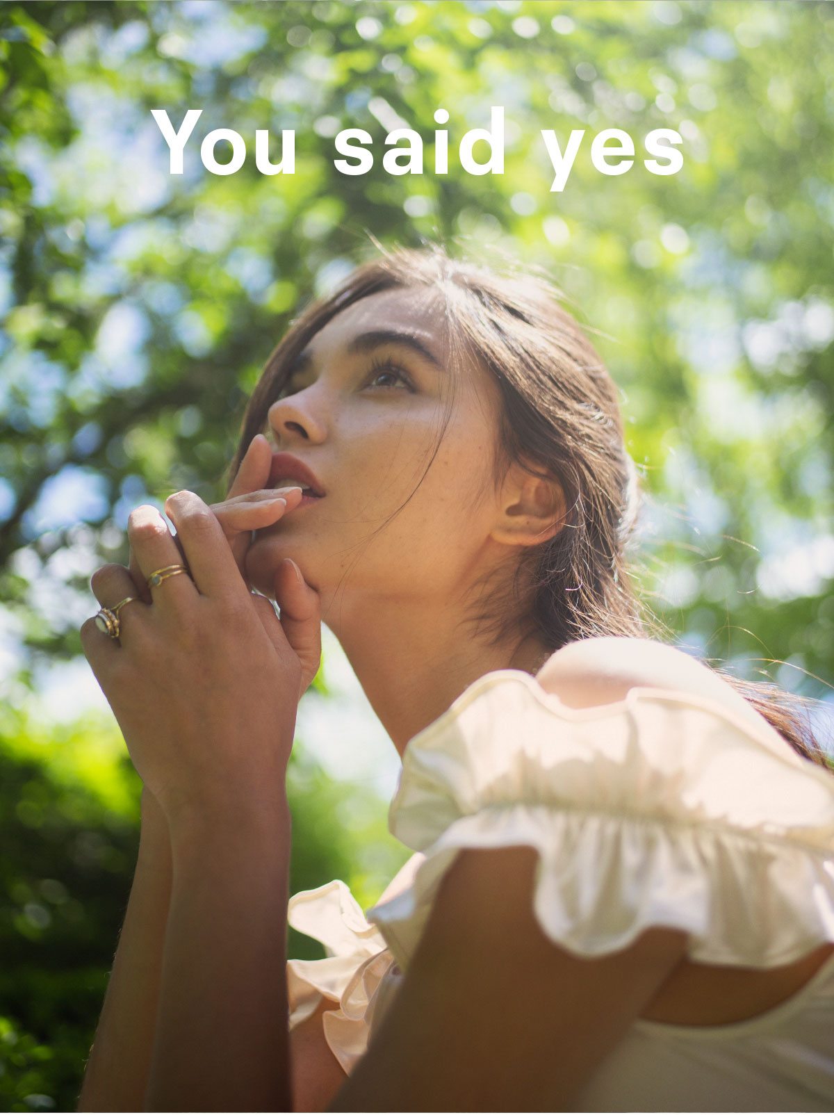 You said yes