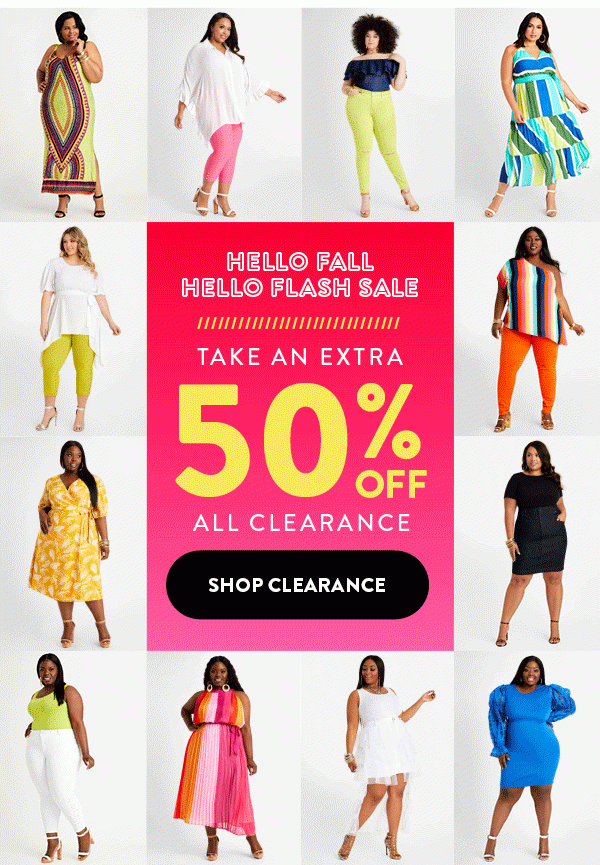 Take an Extra 50% off Clearance