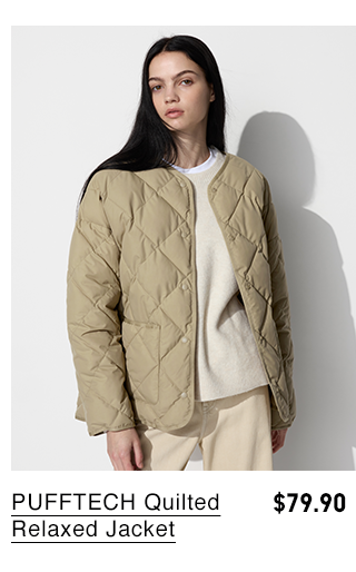 PDP4 - WOMEN PUFFTECH QUILTED RELAXED JACKET