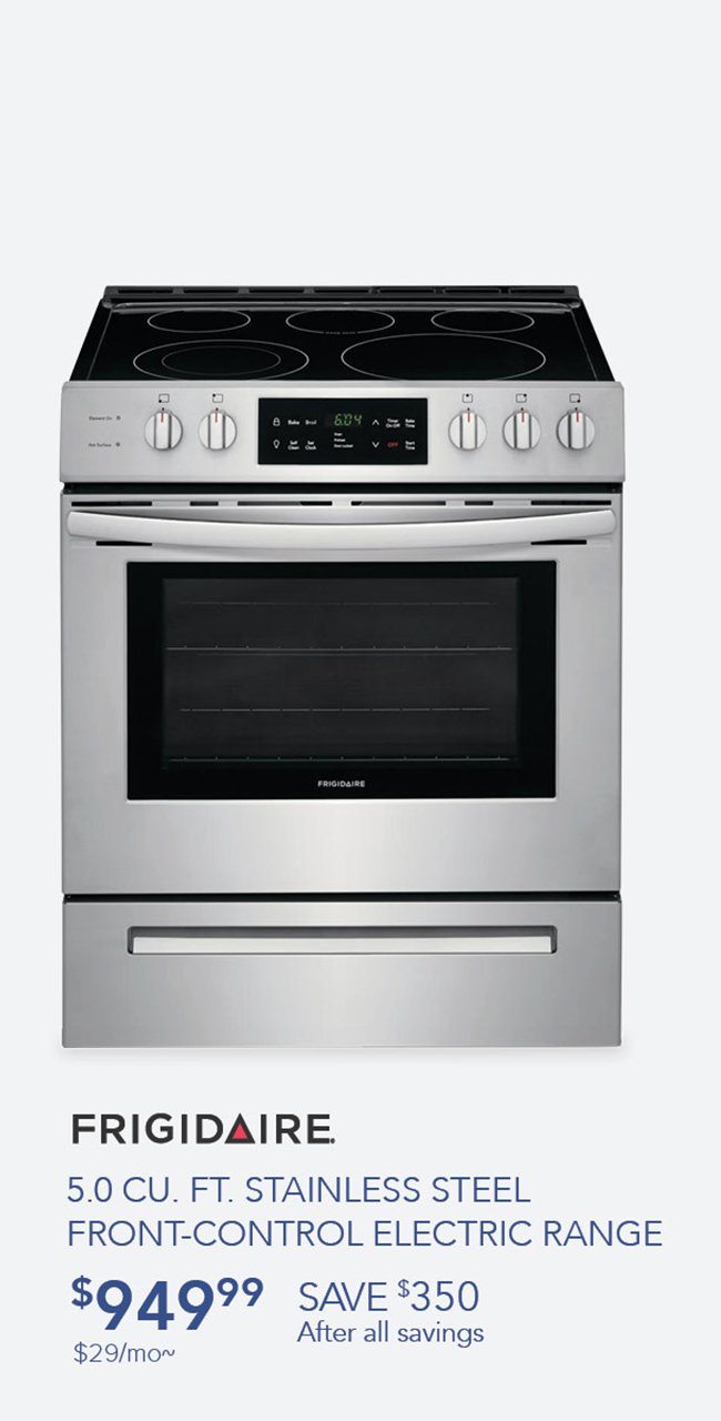 Frigidaire-Stainless-steel-electric-range