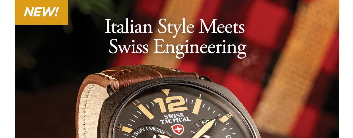 New! Italian Style Meets Swiss Engineering